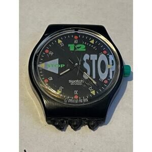 Swatch Stop Watch NIGHT SHIFT AS IS